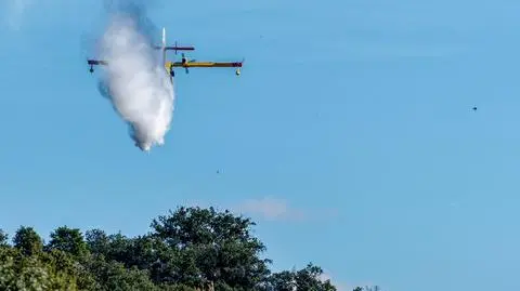 Gaszenie pożaru w Hiszpanii