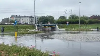 Ulewa w Radomsku (woj. łódzkie)