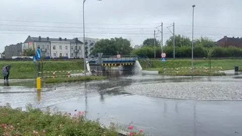 Ulewa w Radomsku (woj. łódzkie)