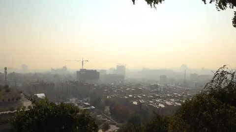 Smog spowił Teheran