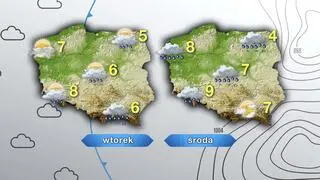 Prognoza pogody na wtorek i środę