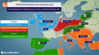 Wiosna 2023 w Europie