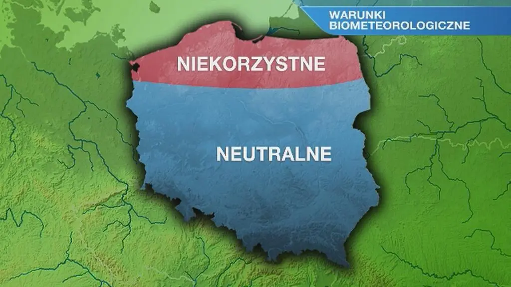 Warunki biometeorologiczne we wtorek