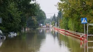 Czechowice-Dziedzice. Sytuacja powodziowa (11:13 17.09.2024)