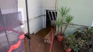 Zalany dom w regionie Kalloni