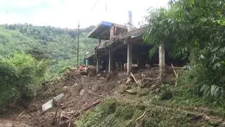 Skutki osuwiska w Bengalu Zachodnim w Indiach