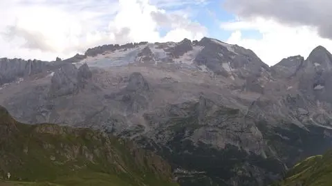 Pogodowa anomalia w rejonie najwyższego masywu Dolomitów
