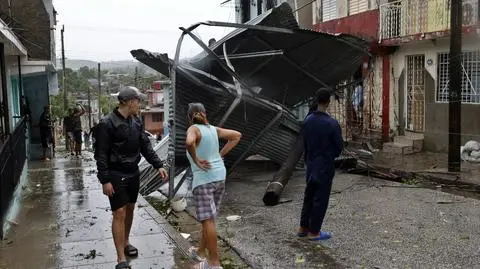 Huragan Melissa uderzył w Kubę. Ogromne zniszczenia w mieście Santiago de Cuba