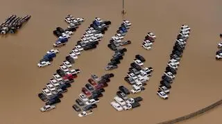 Zalana miejscowość Tukwila w wyniku przerwania wału przeciwpowodziowego 