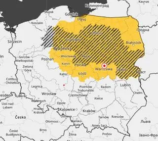 Ostrzeżenia IMGW przed burzami
