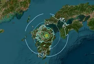 Lokalizacja wtorkowego trzęsienia ziemi