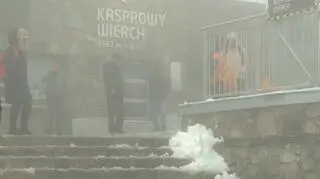 Pierwszy śnieg na Kasprowym Wierchu