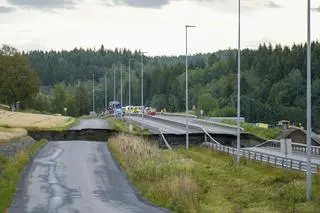 Osuwisko w Norwegii