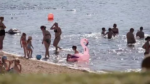 Finowie korzystają z letniej pogody