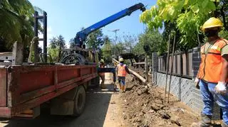 Skutki powodzi w Indonezji