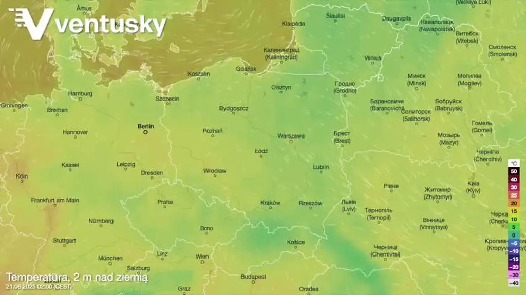 Prognozowana temperatura na najbliższe dni