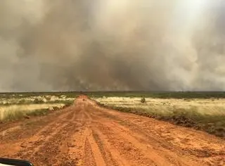 Walka z pożarami buszu na północy Australii