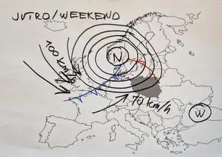 Sytuacja baryczna w piątek i w weekend