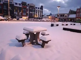 Śnieg w Lęborku