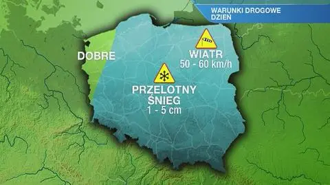 Warunki drogowe w piątek