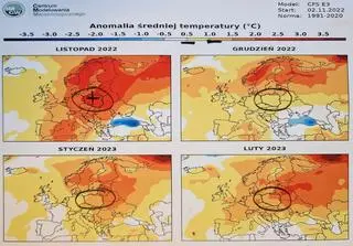 Aktualizacja amerykańskiej prognozy na zimę