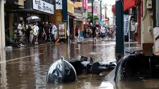 Tokio po ulewie