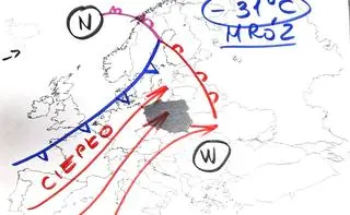 Sytuacja pogodowa nad Europą