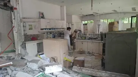 Skutki trzęsienia ziemi na Filipinach