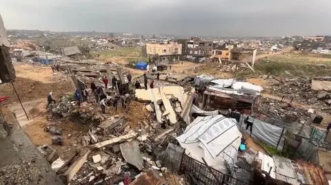 Po ulewach w Strefie Gazy