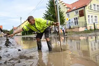 Skutki ulew w Tolkmicku