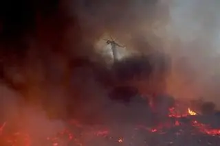 Walka z pożarem Canyon Fire