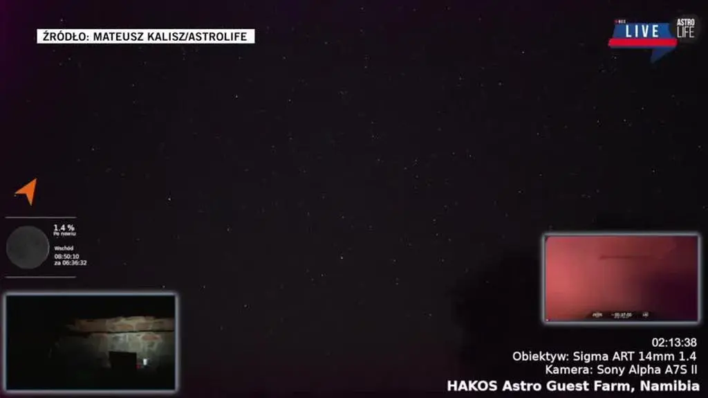 Moment ponownego wejścia w atmosferę drugiego stopnia Starshipa