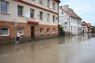 Skutki załamania pogody w Tolkmicku 