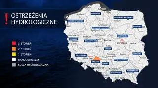 Ostrzeżenia hydrologiczne IMGW