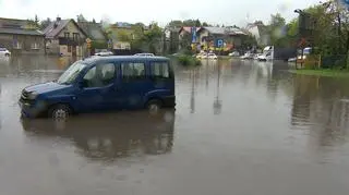 Zalane drogi w Sosnowcu