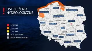 Ostrzeżenia hydrologiczne IMGW