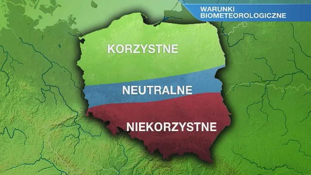 Warunki biometeorologiczne we wtorek