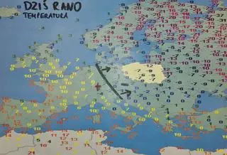 Temperatura w Europie we wtorek rano
