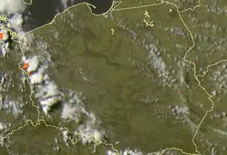 Wyładowania atmosferyczne nad Polską