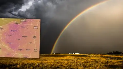 Weekend pod znakiem pochmurnej i burzowej aury. Lokalnie może pojawić się grad