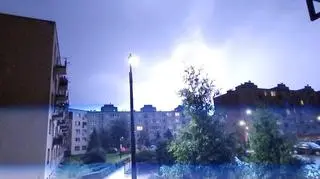 CHORZÓW GWAŁTOWNE ZAŁAMANIE POGODY ZDJĘCIA