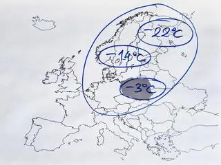 Zimny początek kwietnia w Europie