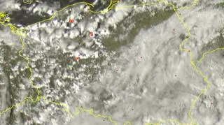 Wyładowania atmosferyczne w Polsce w sobotę 17.09