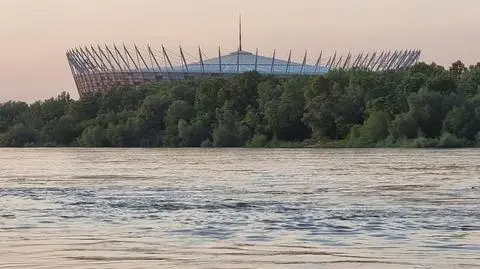 Fala wezbraniowa na Wiśle w Warszawie