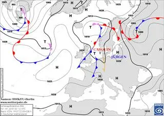 Nad środkową Europą ulokował się słoneczny wyż Jürgen 