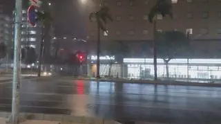 Tajfun Khanun w Naha na Okinawie