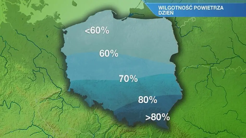 Warunki biometeorologiczne w piątek