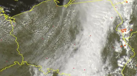 Wyładowania atmosferyczne w sobotę 6.08