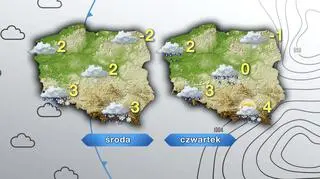 Prognoza pogody na środę i czwartek