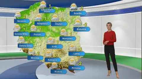 Prognoza pogody na poniedziałek